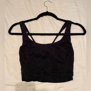 Navy Abercrombie & Fitch crop top